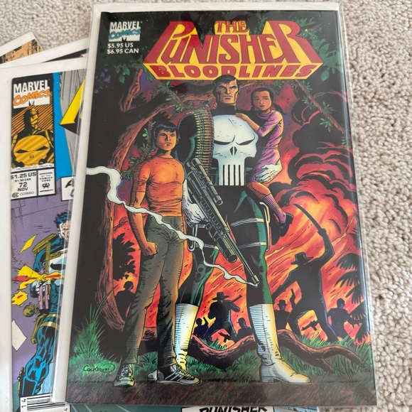 The Punisher 5 Comic Books Small Collection - Picture 2 of 7